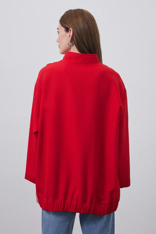 Raisa Bomber Jacket Red