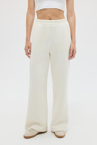 Raised Straight Cut Tracksuit Polar White