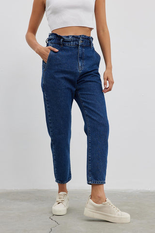 Relax Paperbag Jean Dark Blue