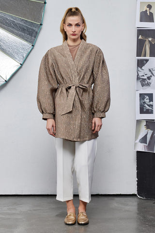 Rema Taffeta Kimono Mink