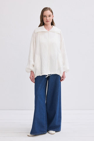 Remi Bomber Jacket Ecru