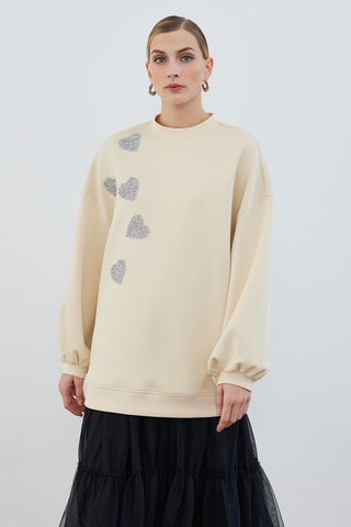 Rhythm Embroidered Tunic Bone