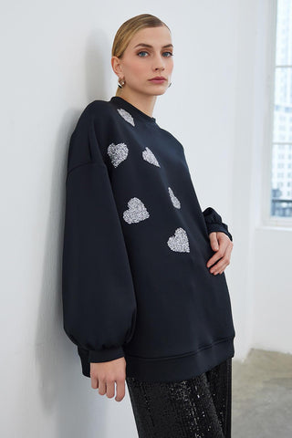 Rhythm Embroidered Tunic Black