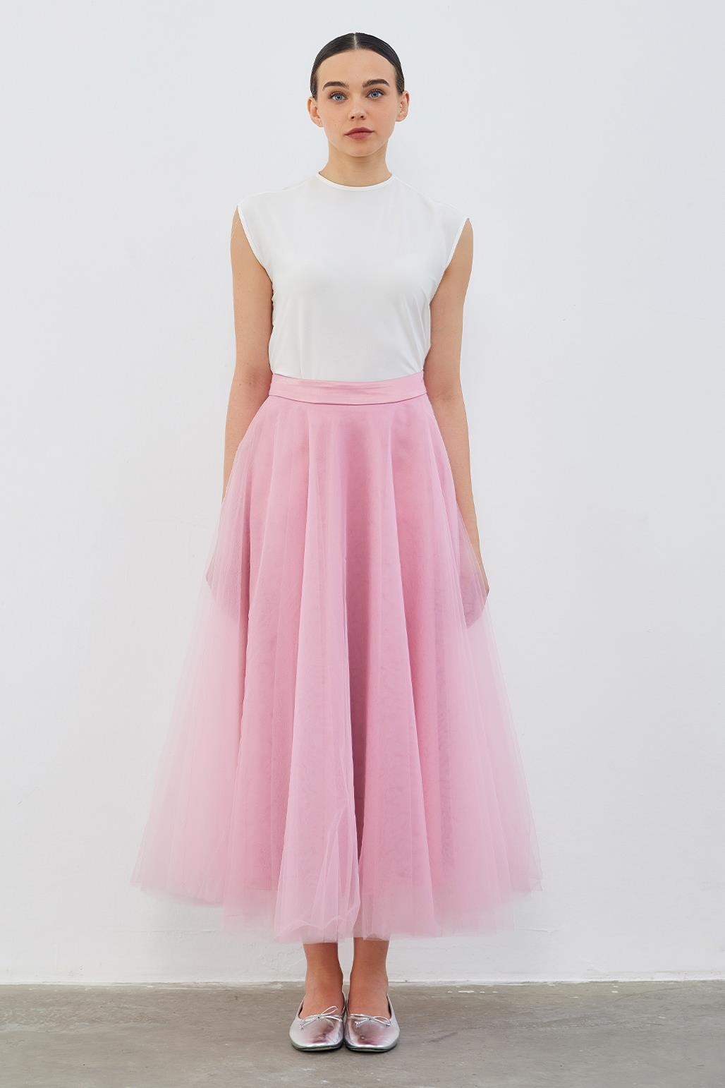 Royal Multilayer Tutu Skirt Pink