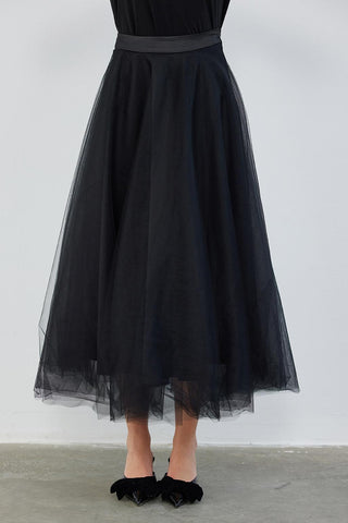 Royal Multilayer Tutu Skirt Black