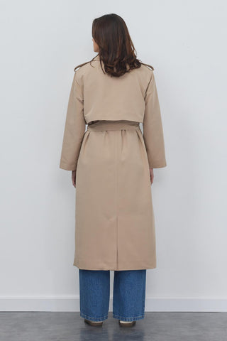 Windbreaker Trench Coat Mink