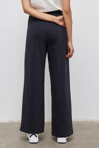 Fleece Straight-Cut Tracksuit Anthracite