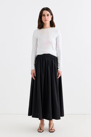 Sequin Embroidered Blouse Hologram