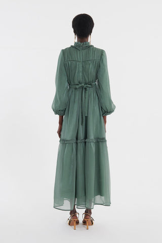 Shine Evening Dress Green