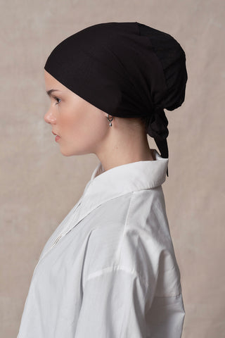 Silicone Seamless Wide Undercap Black