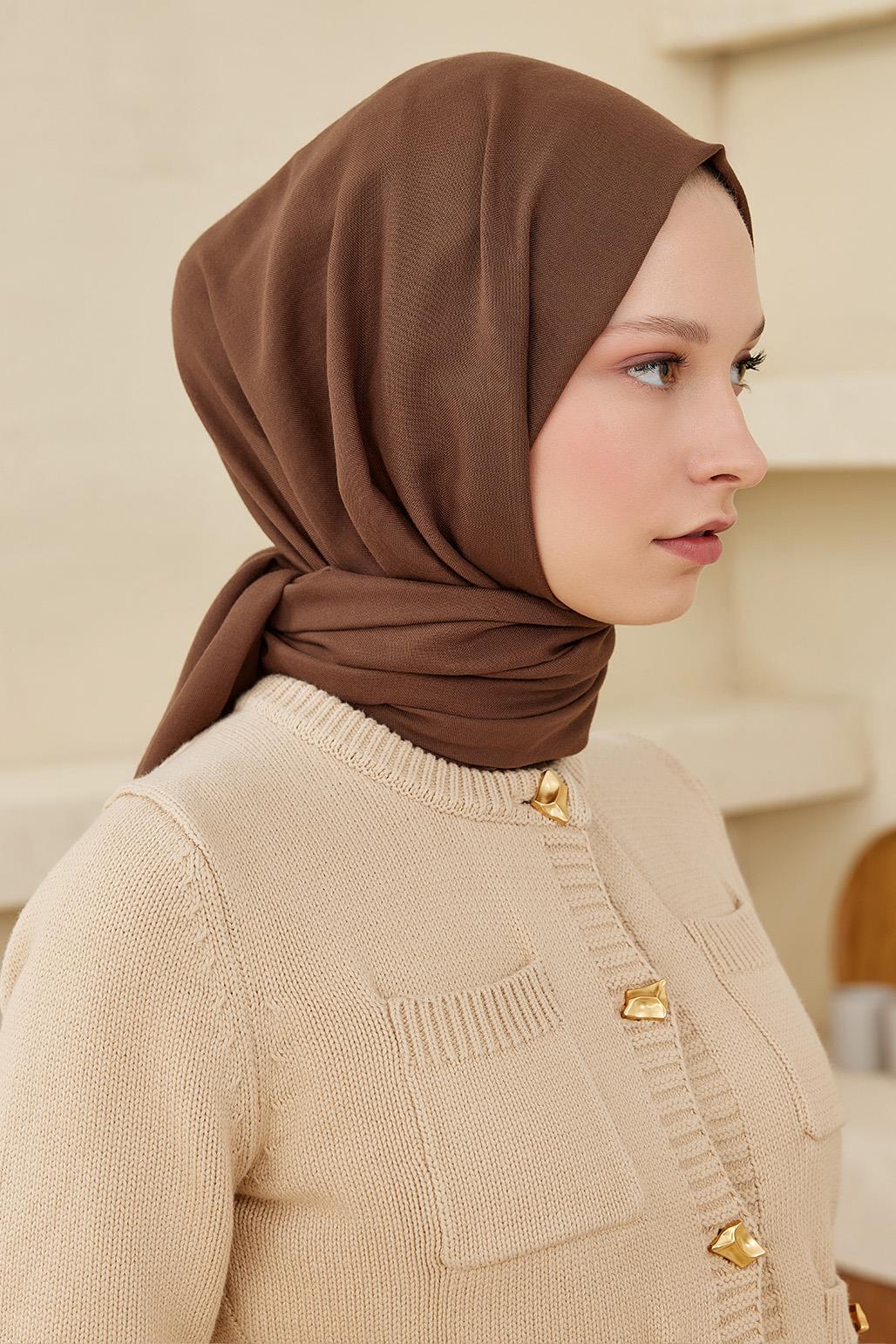 Soft Cotton Shawl Mocha