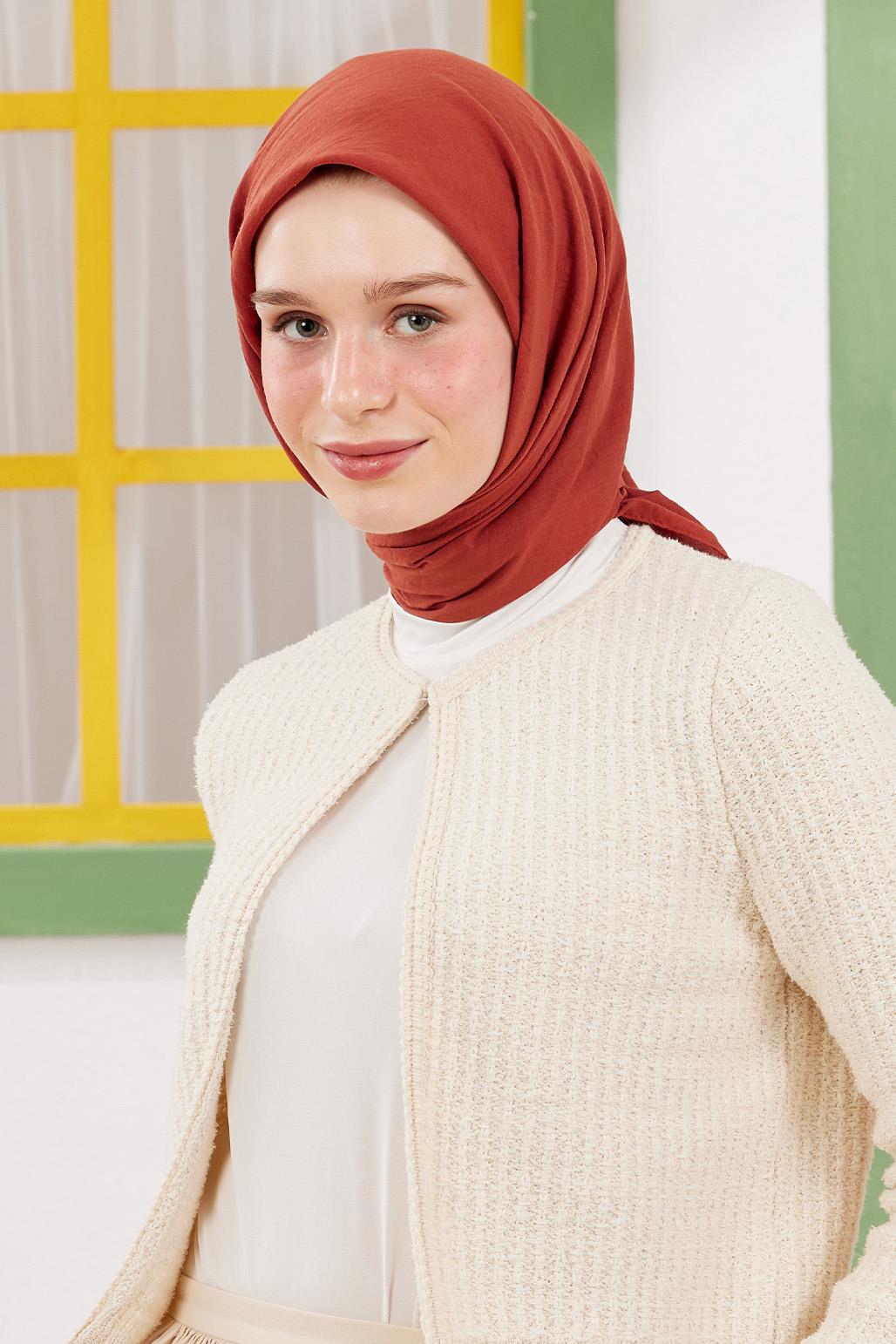 Soft Combed Cotton Scarf Tile