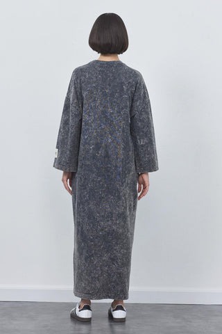 Faded Effect Dress Smoked