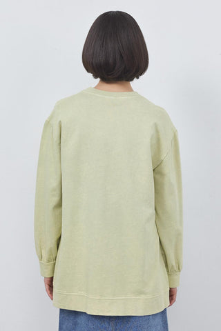 Faded Effect Tunic Light Green
