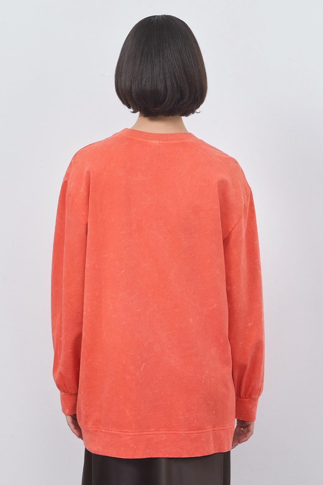 Faded Effect Tunic Apricot