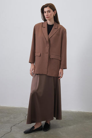 Stone Embroidered Blazer Sand