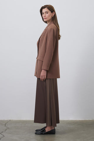 Stone Embroidered Blazer Sand