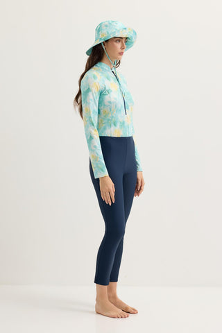 Modest Straight-Leg Swim Trousers Navy