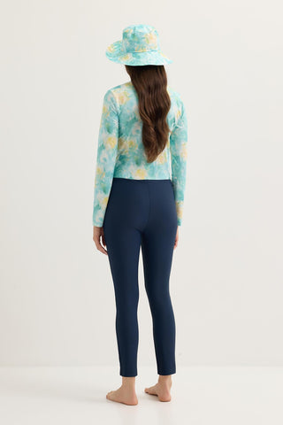 Modest Straight-Leg Swim Trousers Navy
