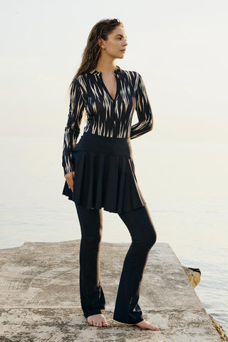 Modest Swim Skirt Black