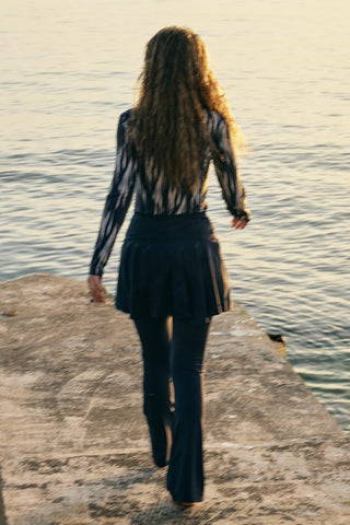 Modest Swim Skirt Black