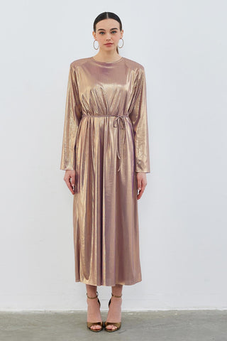 Tiana Padded Dress Lilac