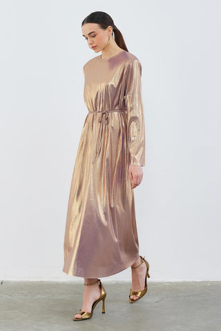 Tiana Padded Dress Lilac