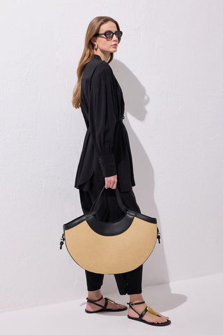 Tina Shirt and Trousers  Set Black