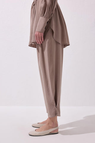 Tina Shirt and Trousers Set Mink