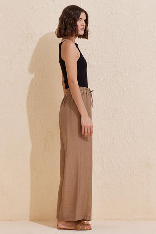 Tree Bark Loose Trousers Sand