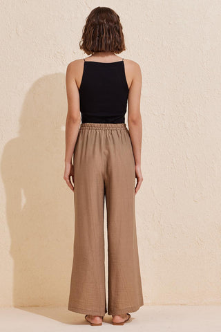 Tree Bark Loose Trousers Sand