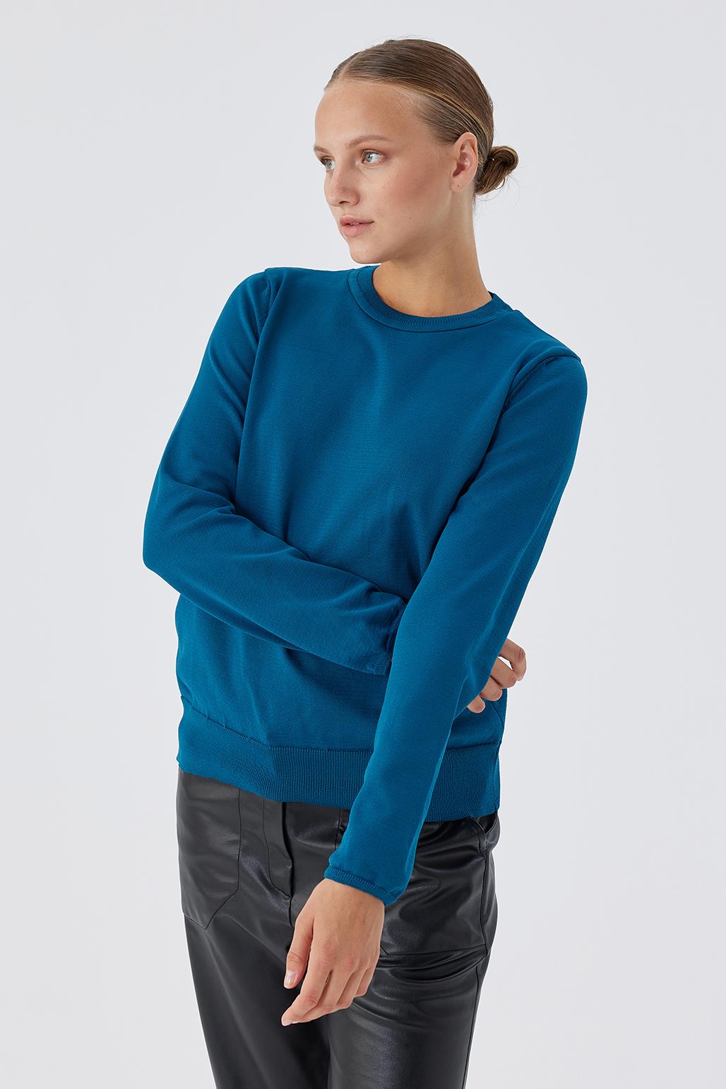 Knitwear Basic Sweater Indigo