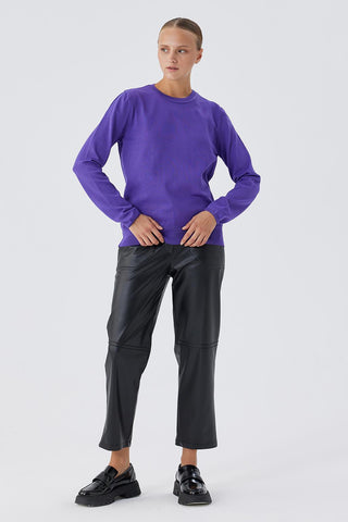 Knitwear Basic Sweater Purple