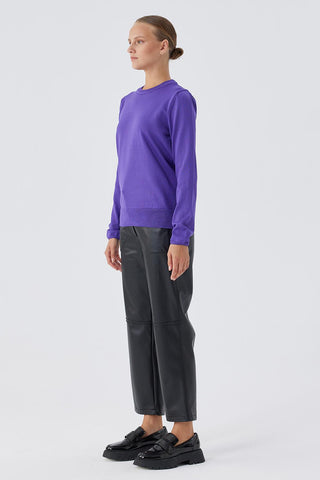 Knitwear Basic Sweater Purple