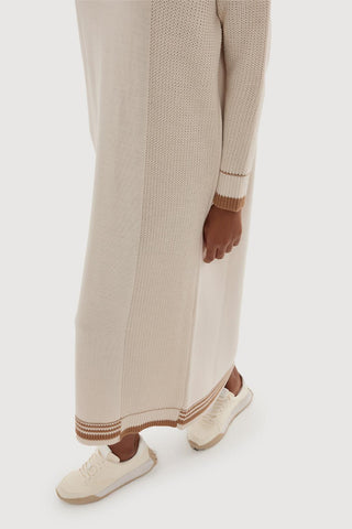 Knitted Dress Beige