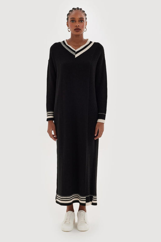 Knitted Dress Black