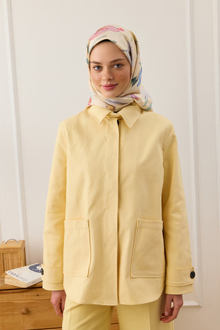 Twill Silk Square Scarf Hera