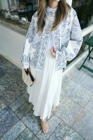 Valdi Ethnic Jacket Indigo