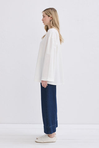 Vanille Cotton Blouse Ecru