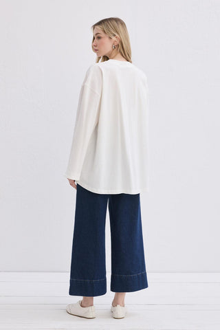 Vanille Cotton Blouse Ecru