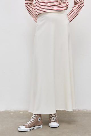 Vera Flared Skirt Ecru