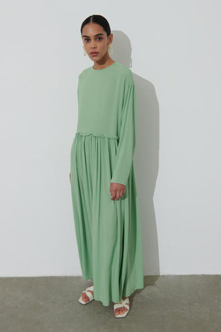 Vera Cotton Dress Mint