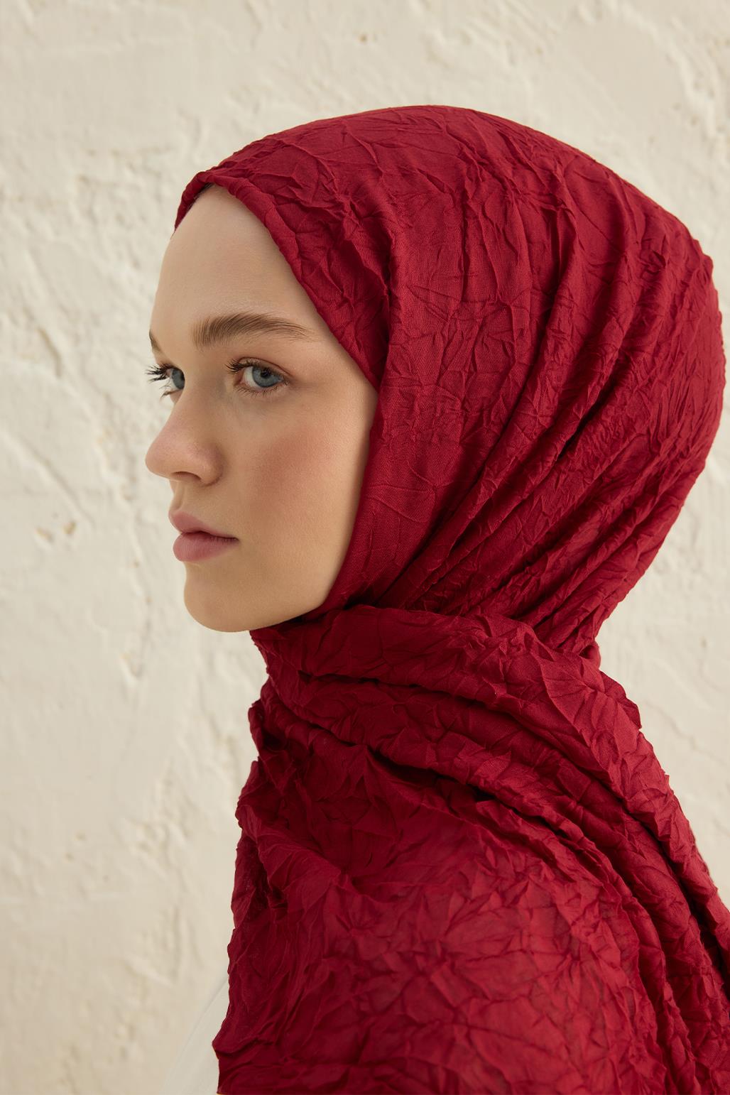 Vual Krash Shawl Burgundy