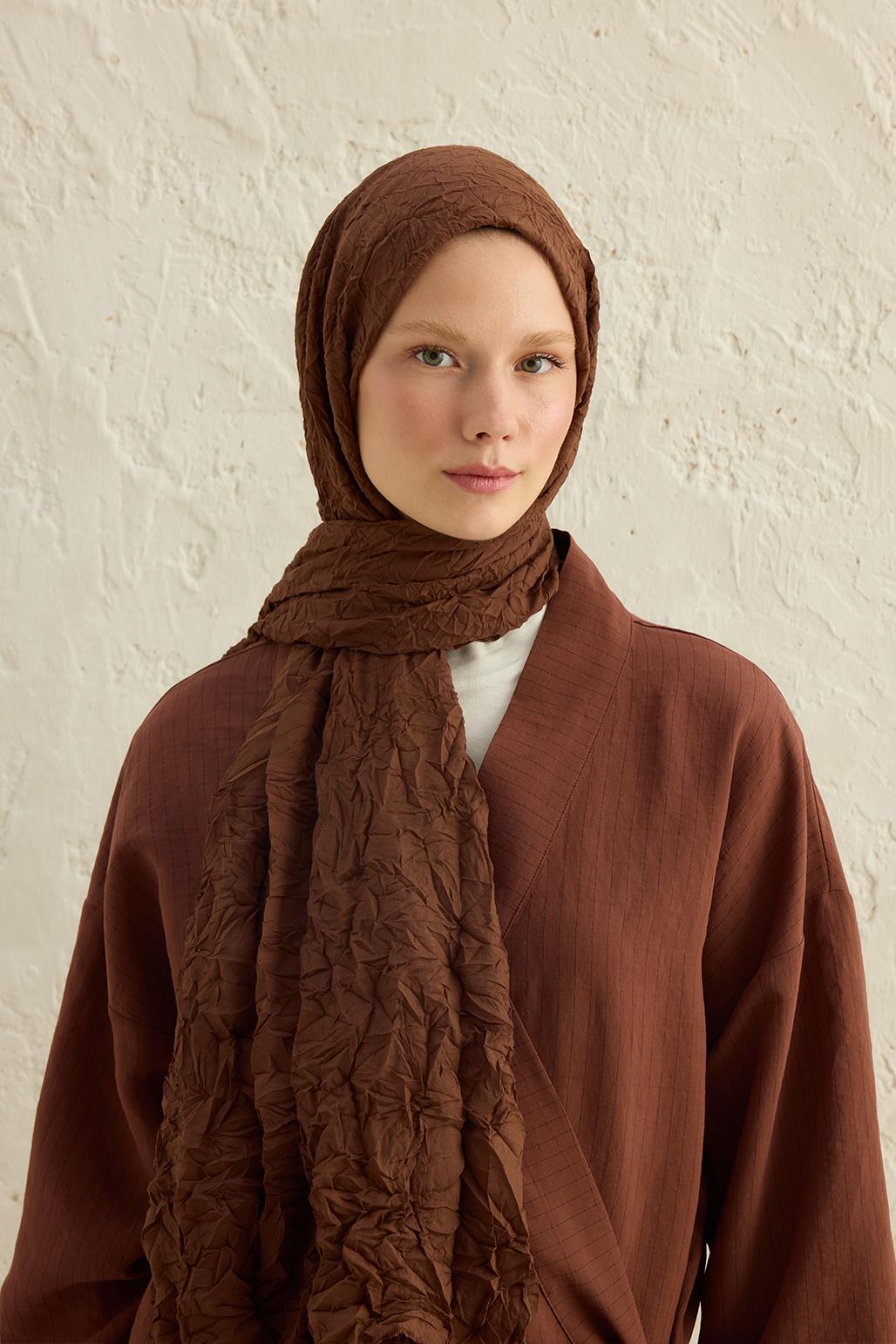 Vual Krash Shawl Chocolate