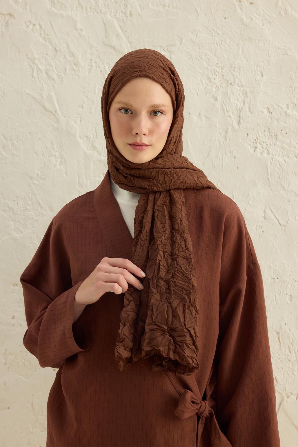 Vual Krash Shawl Chocolate