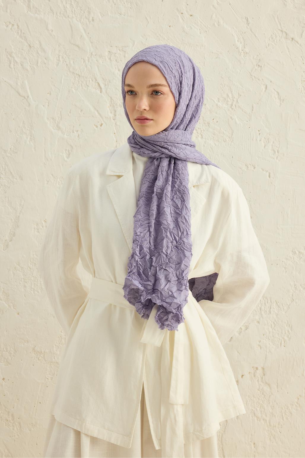 Vual Krash Shawl Lavender