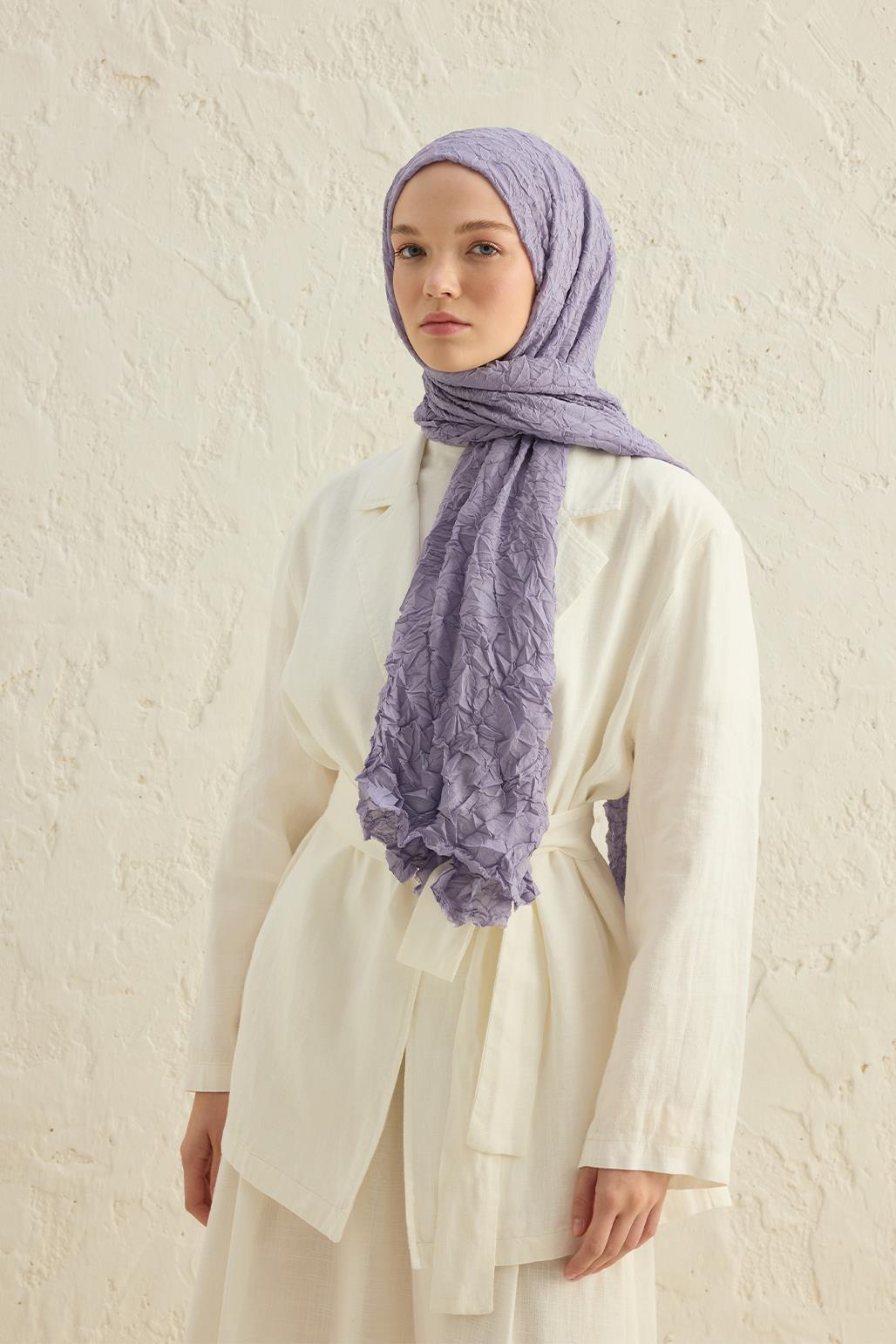 Vual Krash Shawl Lavender