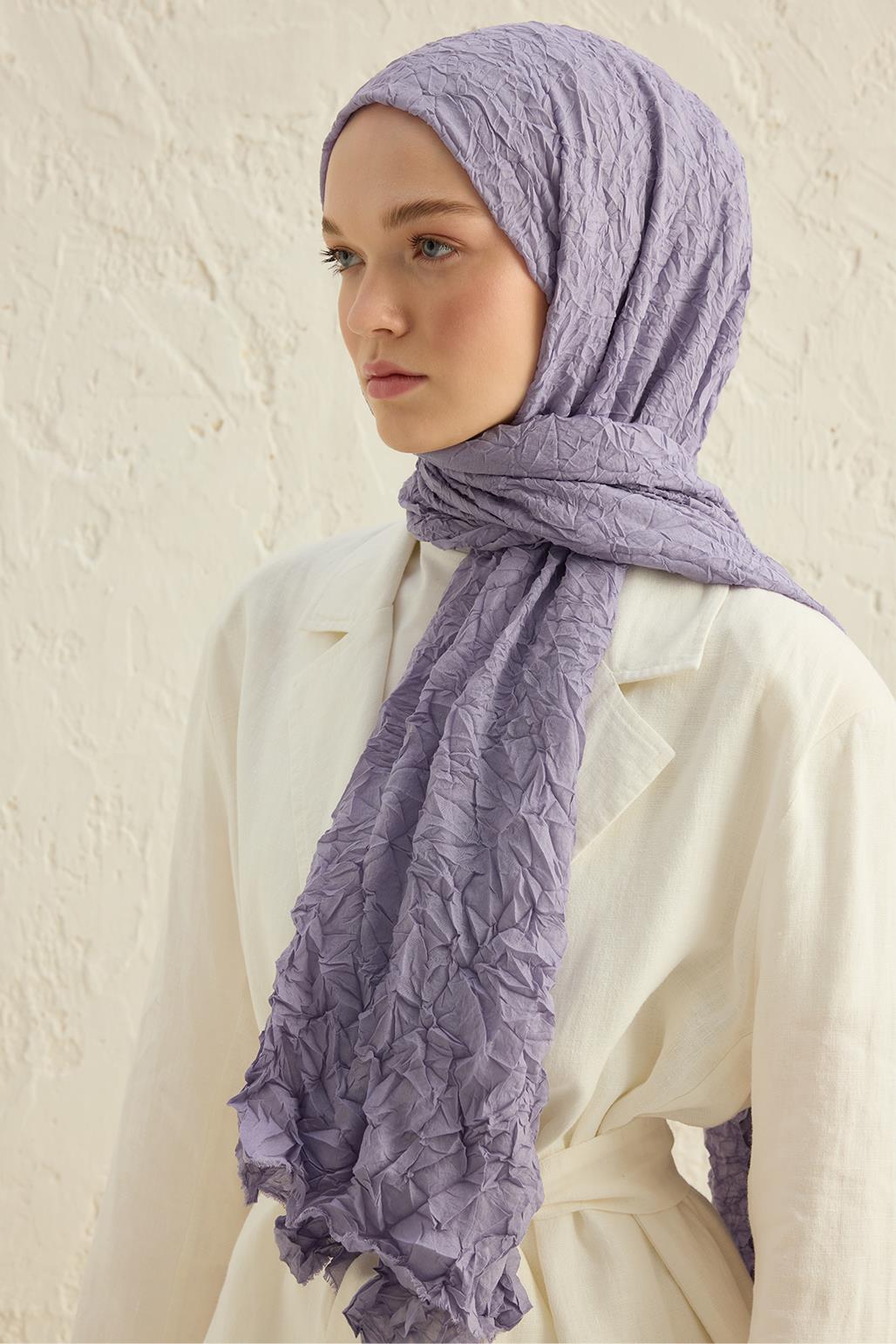 Vual Krash Shawl Lavender