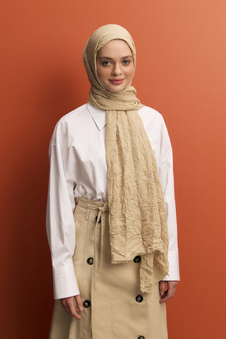Vual Krash Shawl Camel