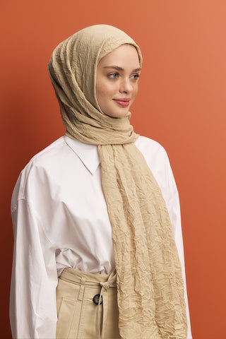 Vual Krash Shawl Camel